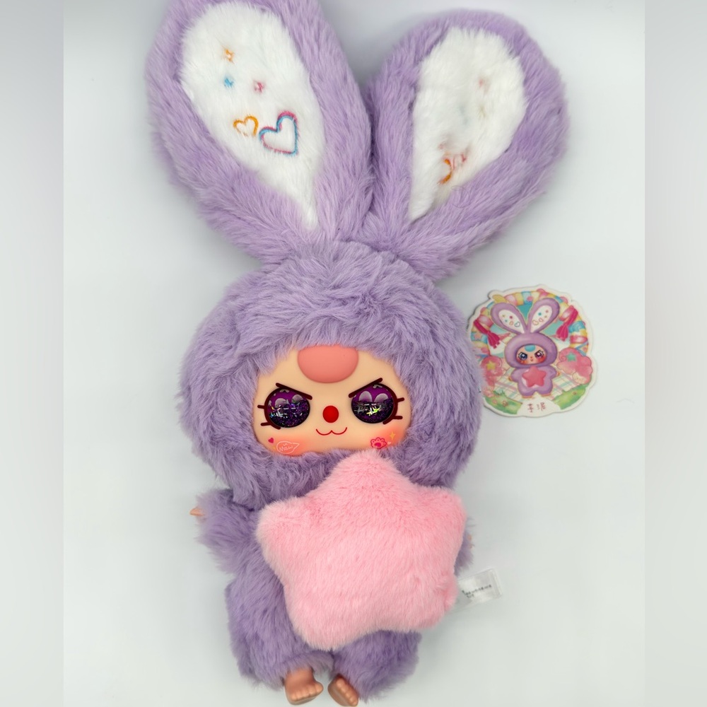 Baby Three Lily Rabbit Town V3 Plush Blind Box – Purple Bunny